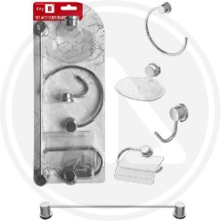 SET ACCESSORI BAGNO 5 pz ABS