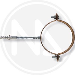 ROUND COLLAR FOR RAIN PIPES "SCP MARRONE" FISCHER