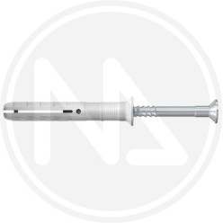 TASSELLO iN NYLON prolungato con vite a chiodo "N" fischer