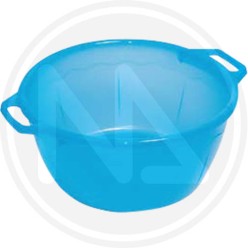 LIGHT BLUE ROUND BASIN