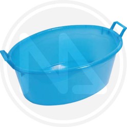 LIGHT BLUE OVAL BASIN