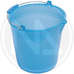 HOMEMADE BUCKET WITH LIGHT BLUE SPOUT