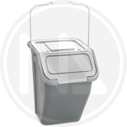 WASTE BIN FOR SEPARATE WASTE COLLECTION "TORRE" WHITE