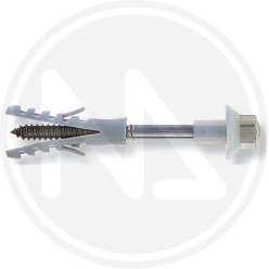 plugs for bathroom fixtures "wb 2 inox" fischer