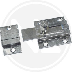 NICKEL PLATE brass transverse bolt "519"