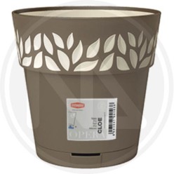 VASO "CLOE" CON RISERVA ACQUA TORTORA