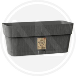 VASO BALCONETTA "ETHICA" CON RISERVA ACQUA grigio