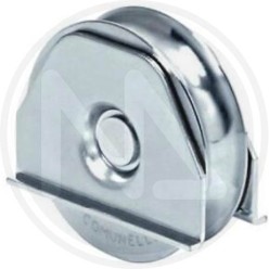 RUOTA PER CANCELLI C/PIASTRA GOLA "SEMITONDA" "FC334"