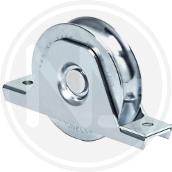 RUOTA PER CANCELLI C/PIASTRA GOLA "SEMITONDA" "FC338"