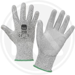 PU/POLYETHYLENE CUT RESISTANT WORK GLOVES