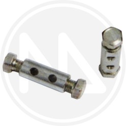 GALVANIZED TERMINALS 2 SCREWS IN THE HEAD with 2 HOLES