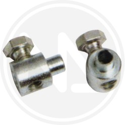GALVANIZED TERMINALS 1 SIDE SCREW with 2 HOLES