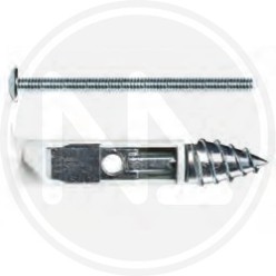 SELF-DRILLING PLASTERBOARD ANCHOR WITH SCREW