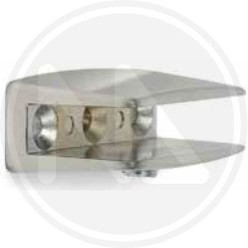 GLASS HOLDER SHELF IN CHROME ZAMA