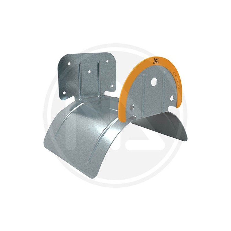 WALL-MOUNTED GALVANIZED METAL HOSE REEL