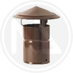 BROWN fixed chimney for pipe