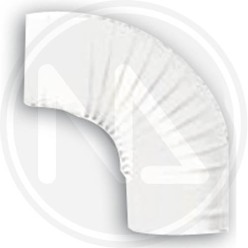 white pipe with a bend for stove