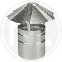 fixed smokestack FOR FLUE Galvanized STEEL