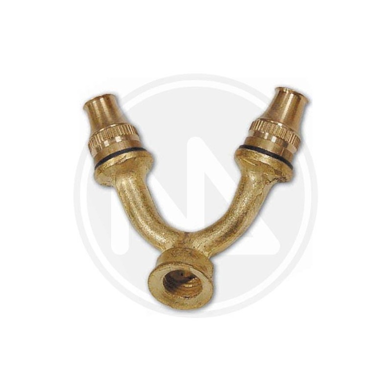 TWO PRONGED nozzle for sprayers