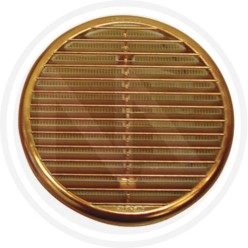 copper abs round ventilation grille with spring