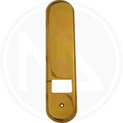 bright brass roller blind cover for shutter