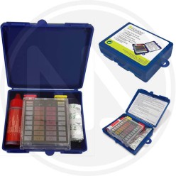 TEST KIT MISURAZIONE PH E CLORO CON PASTIGLIE E REAGENTE