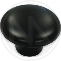 POMOLO IN PLASTICA LACCATO NERO