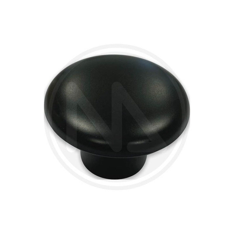 POMOLO IN PLASTICA LACCATO NERO