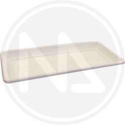 SAUCER RECTANGULAR FLOWER POT BIANCO