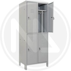 DIRTY/CLEAN SLIM 4 PLACES METAL WARDROBE