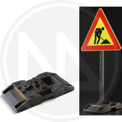 BASE DI FISSAGGIO PER PALO SEGNALETICA "BIG FOOT"