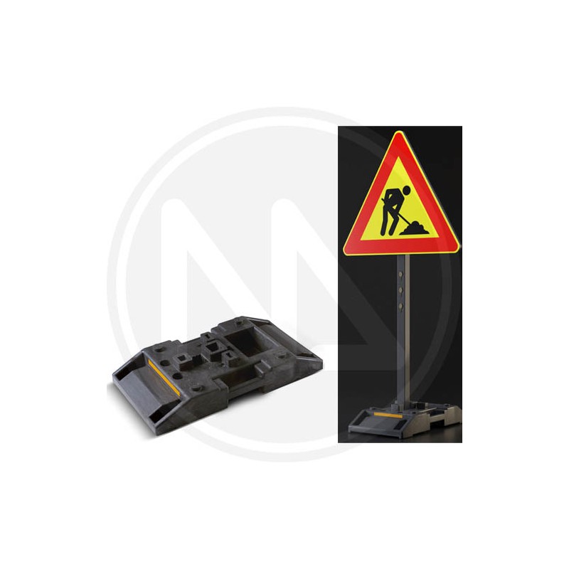 BASE DI FISSAGGIO PER PALO SEGNALETICA "BIG FOOT"