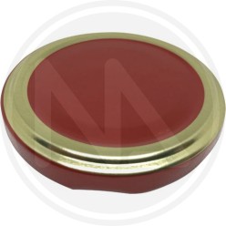 CAPSULA PER VASO CONSERVA rosso / oro