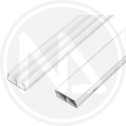 CANALINA PER CAVI ELETTRICI CHIUSA 2 SCOMPARTi