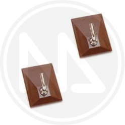 ADHESIVE HOOKS METALGANCI BROWN "ONE PRICE" MAURER