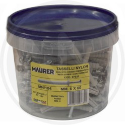 NYLON PLUGs "MN" WITH BUCKET MAURER