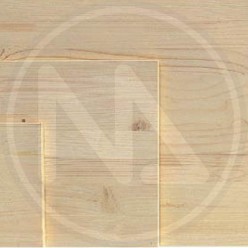 SQUARED RAW FIR BOARD 120 CM.