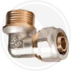 RACCORDO MULTISTRATO CURVO MASCHIO art. 392/H