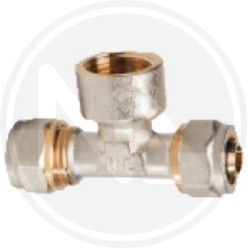 MULTILAYER FEMALE TEE FITTING art. 392 / d