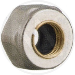 CHROME ADAPTER FOR COPPER PIPE art. 398
