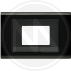 MAGIC SWITCH COVER IN ABS BLACK "CLICK" schuko