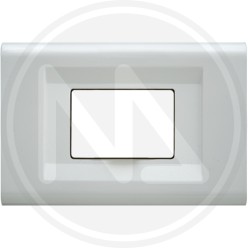 MAGIC SWITCH COVER IN ABS white "CLICK" schuko