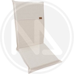 CREAM POLYESTER BACK CHAIR CUSHION
