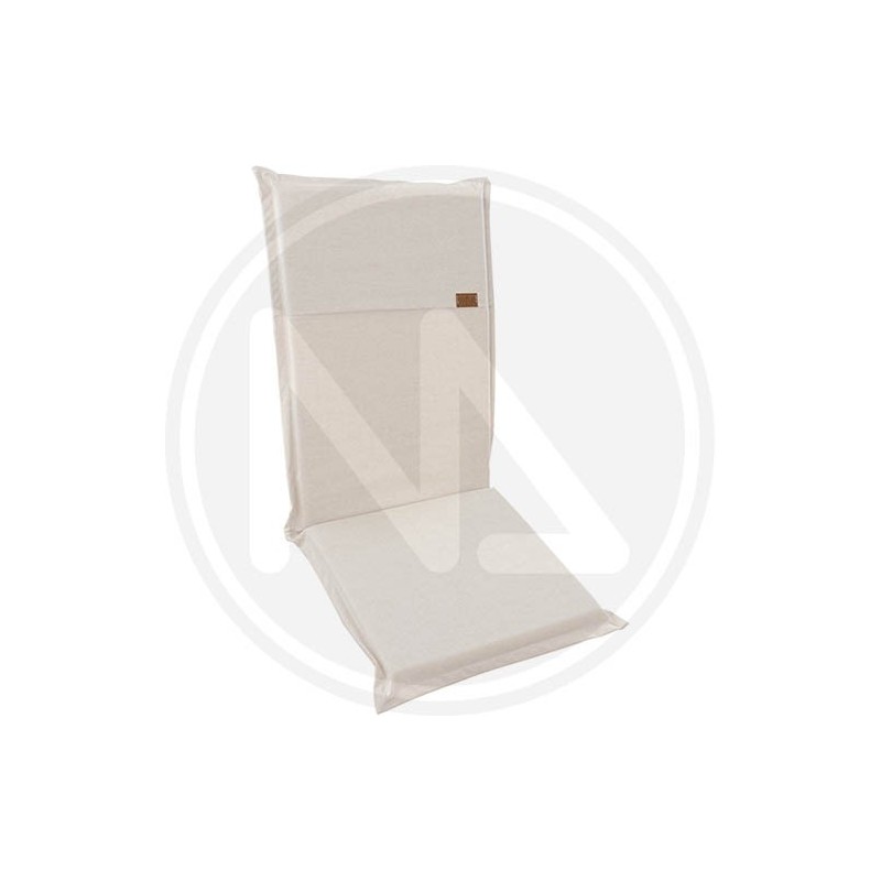 CREAM POLYESTER BACK CHAIR CUSHION
