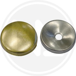 brassplated screw cover