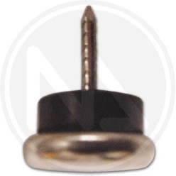 nickel steel rubber tip under chairs with screw