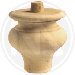 alder onion leg for furniture 030021