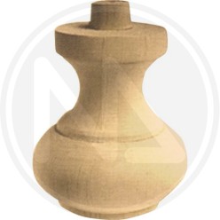 alder onion leg for furniture 030005