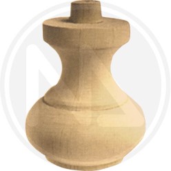 alder onion leg for furniture 030005