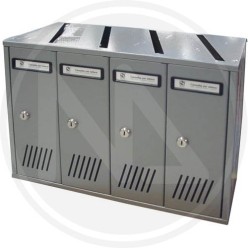 SILVER POSTBOXES ELEMENTS FOR INTERNAL USE "3170" SILMEC